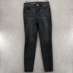 Talbots Jeans Womens 2 Gray Denim Flawless High Rise Jegging Ankle Fit Stretch
